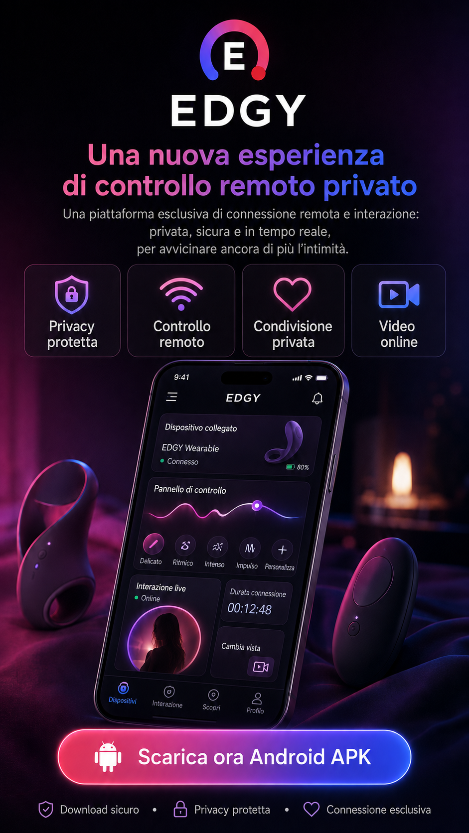 EDGY — Una nuova esperienza di controllo remoto privato